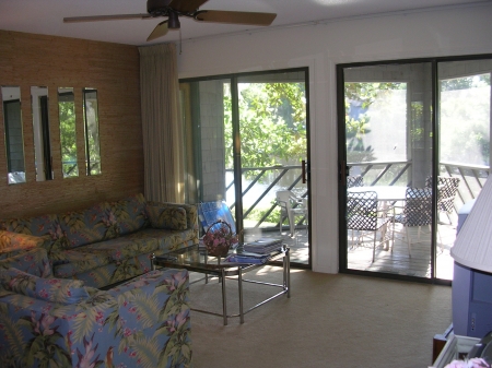 Living Room overlooking Lagoon