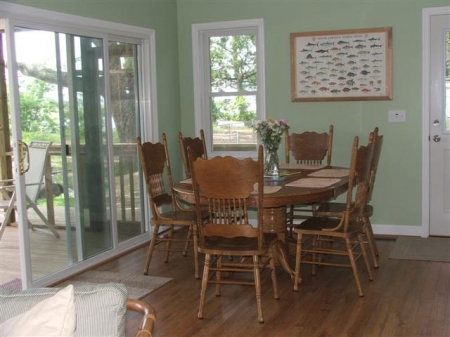 Dining Area opening onto Porch