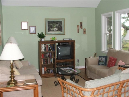 Living Area with Cable TV/DVD