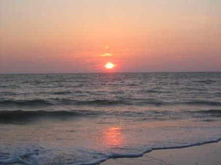Beautiful sunsets over the gulf