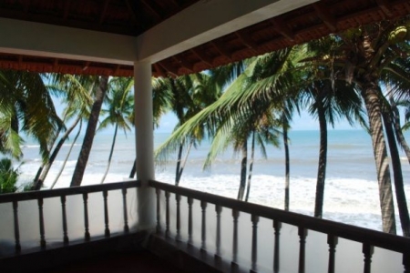 A view of the sea from the balcony of the bedroom
