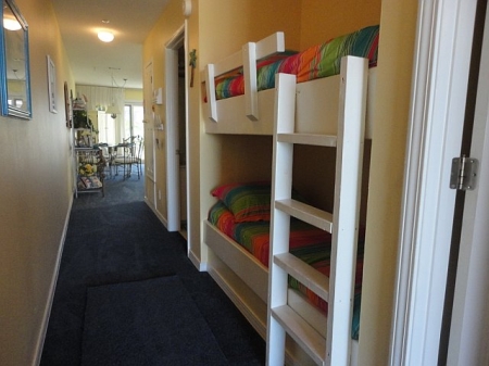 Popular Kid-size bunks... w/new carpet